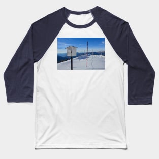 Weather Station on Monte Lussari Baseball T-Shirt